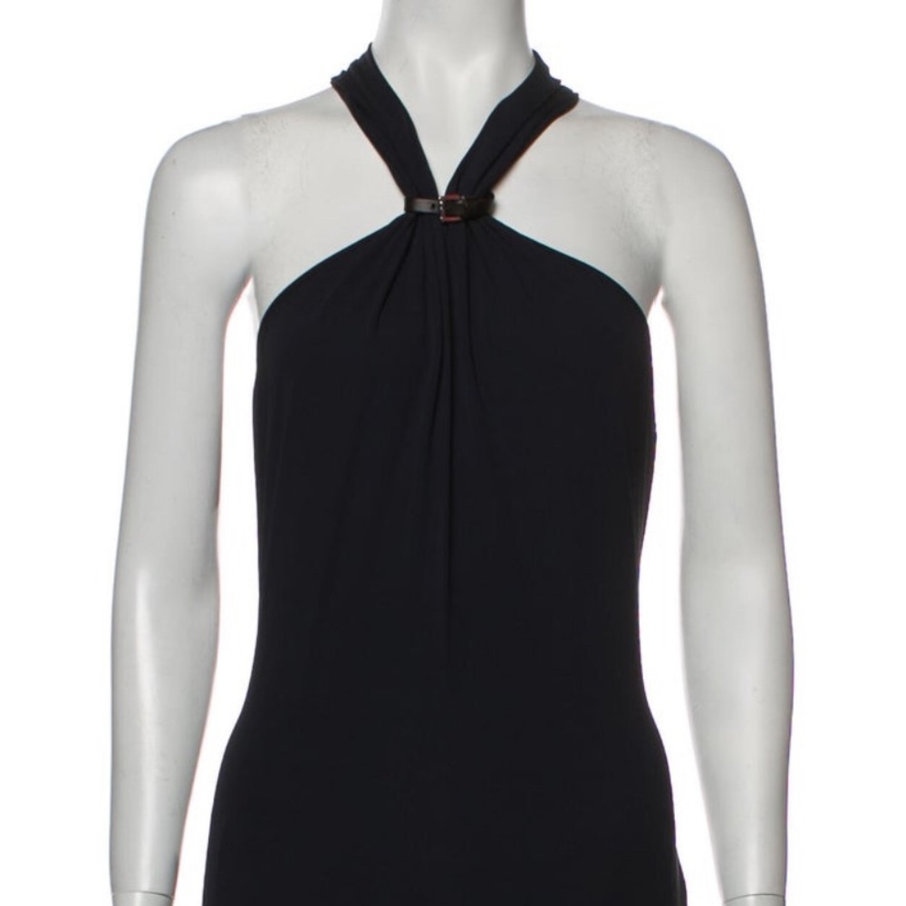 S | Michael Kors halter with belt detailing
